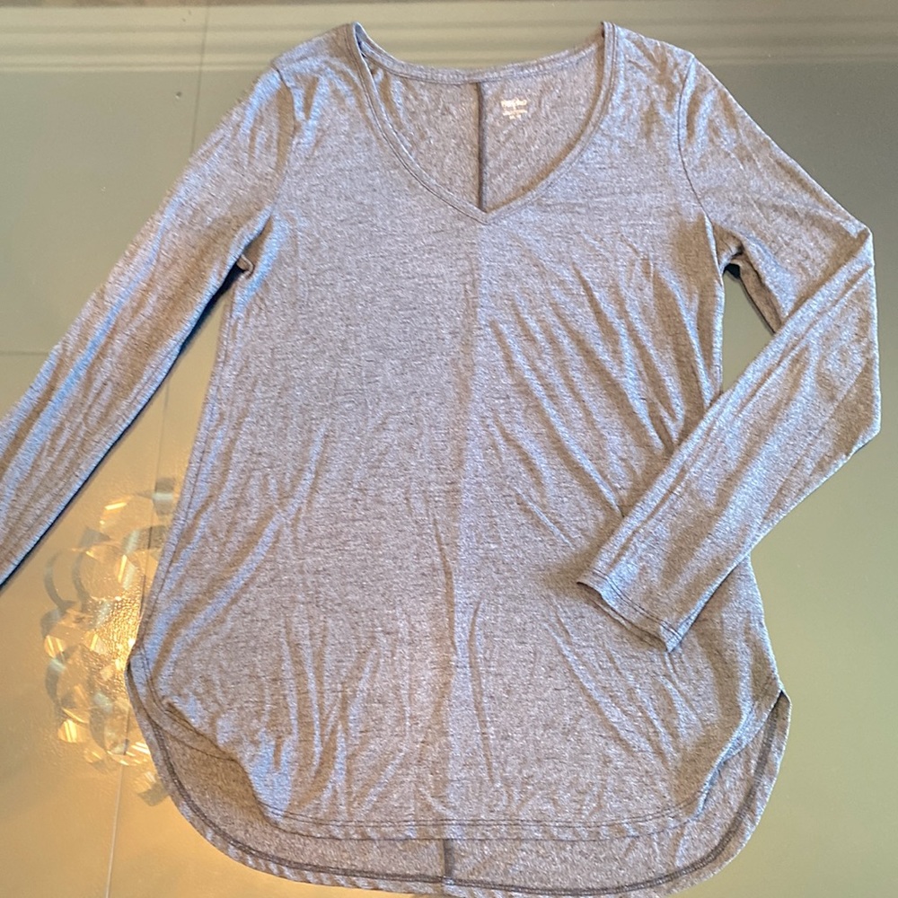 Mossimo navy blue size medium tunic long sleeve tshirt